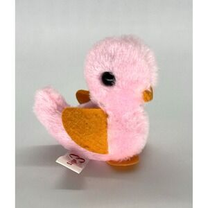 Vintage Easter Unlimited Easter Pets Plush Pink Chick Stuffed Toy 4.5" Height